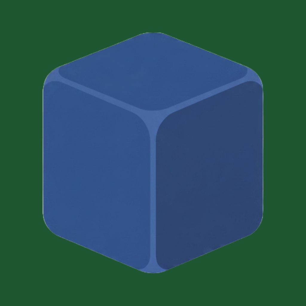 HMT Network Logo Symbol Quadratisch Blau auf Grün